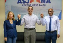 Asjana da espaldarazo a Martín Montilla hacia decanato de Ciencias Jurídicas y Políticas-UASD en segunda vuelta